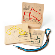 Lacing By Numbers - Construction - ABC School Supplies