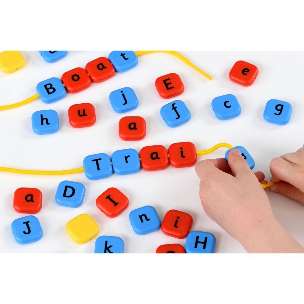 Lacing Letter Beads - ABC School Supplies
