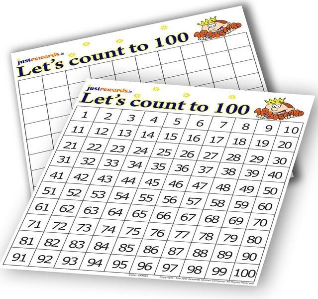 Laminated Hundreds Board - ABC School Supplies