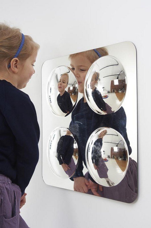 **Large 4 - Dome Acrylic Mirror Panel - 490Mm - ABC School Supplies