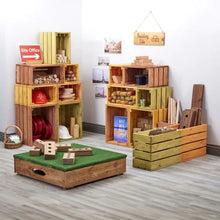 Large Coloured Crates Storage/Seats - Set of 4 - ABC School Supplies