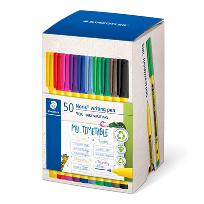 Staedtler Noris Handwriting Pen - Assorted Colours (Tub Of 50)