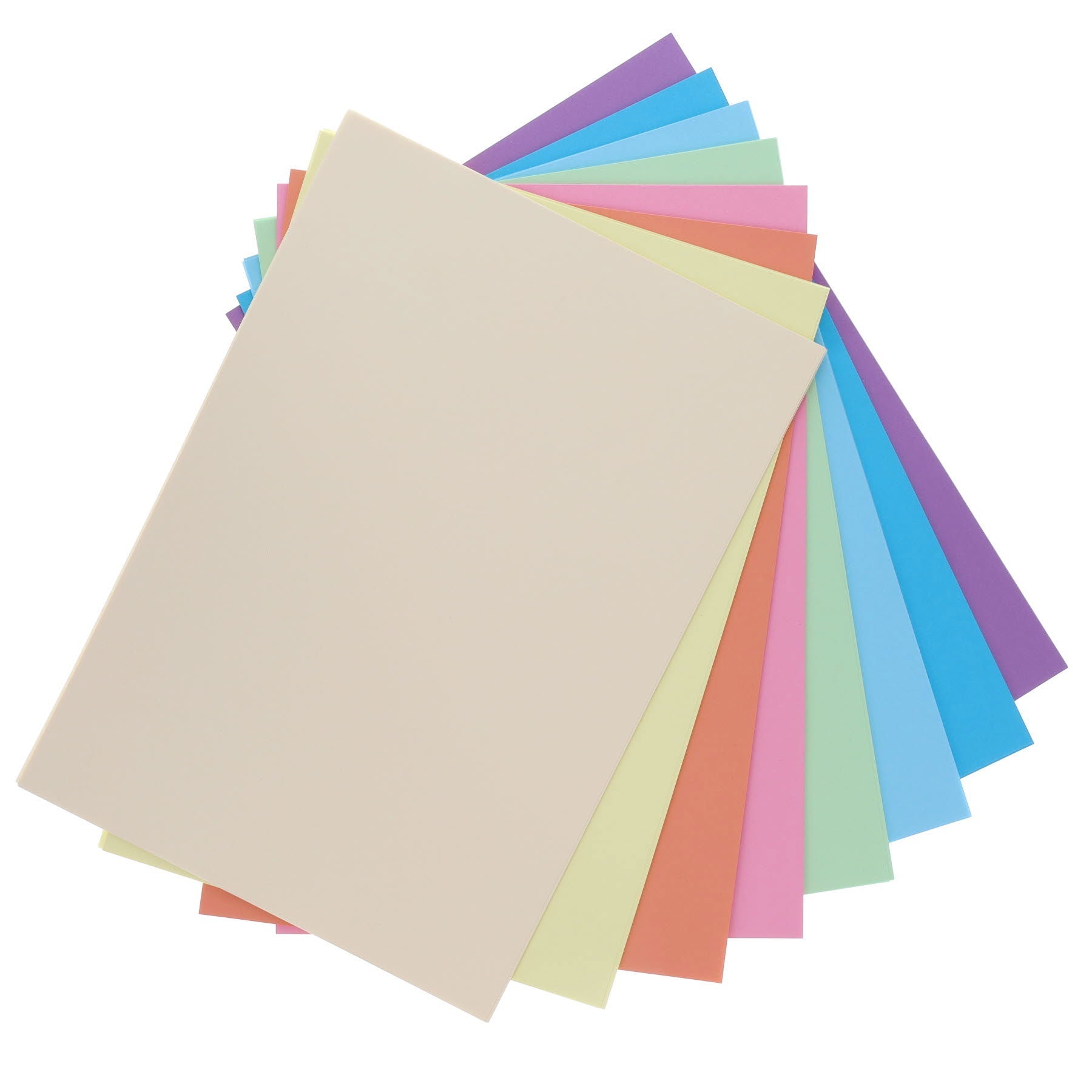 Lasercol A4 Activity Paper Assorted Pastel Colours (Pack Of 100 Sheets) - ABC School Supplies