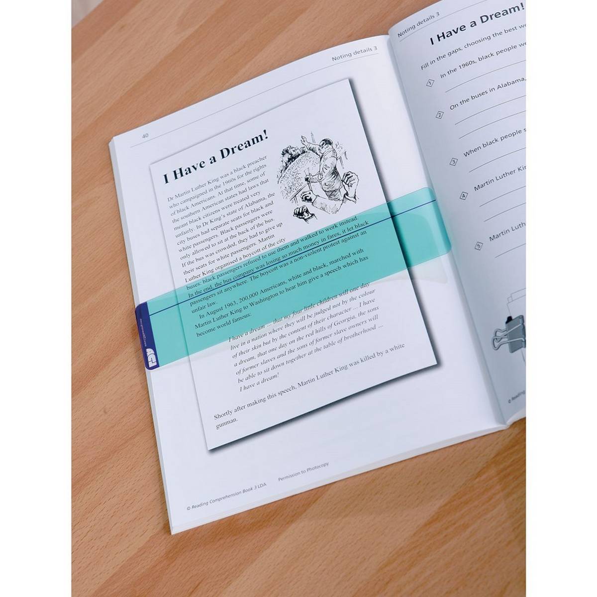 LDA Coloured Reading Overlays Pack of 10 - ABC School Supplies