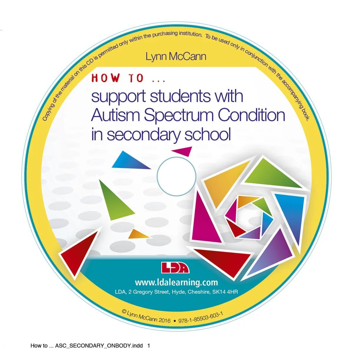 LDA How to Support Pupils with Autism Spectrum Condition in Secondary School - Book & CD - ABC School Supplies