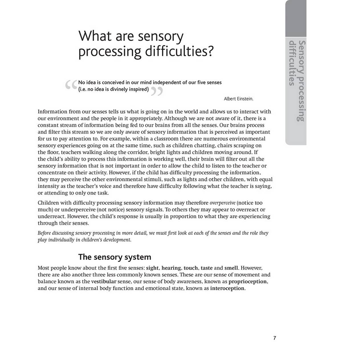 **LDA Target Ladders: Sensory Processing - ABC School Supplies