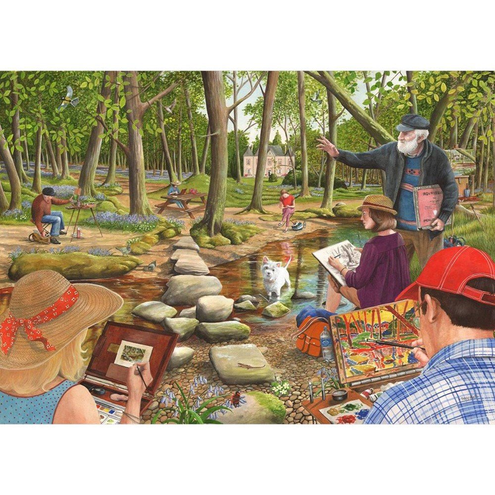 Learn To Paint - BIG 500 Piece Jigsaw Puzzle - ABC School Supplies