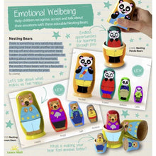 **Learn Well Nesting Emotion Panda Bears Set Of 4 - ABC School Supplies