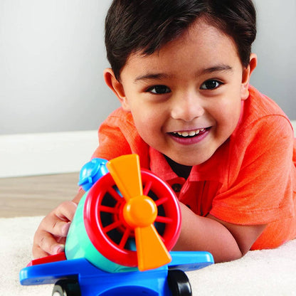 **Learning Resources 1 - 2 - 3 Build It! Car - Plane - Boat - ABC School Supplies