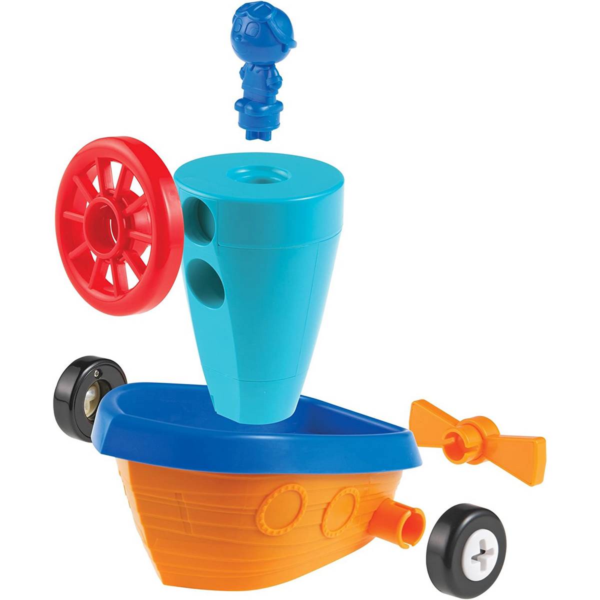 **Learning Resources 1 - 2 - 3 Build It! Car - Plane - Boat - ABC School Supplies