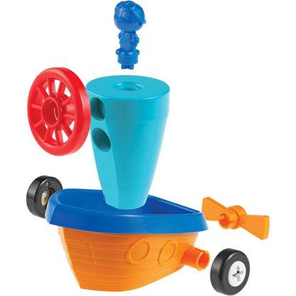 **Learning Resources 1 - 2 - 3 Build It! Car - Plane - Boat - ABC School Supplies