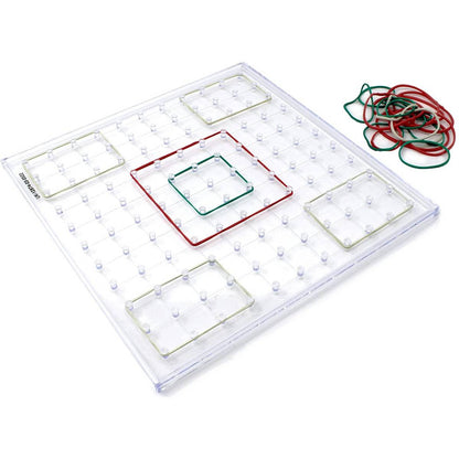 Learning Resources 11 X 11 Pin Transparent Geoboard - ABC School Supplies