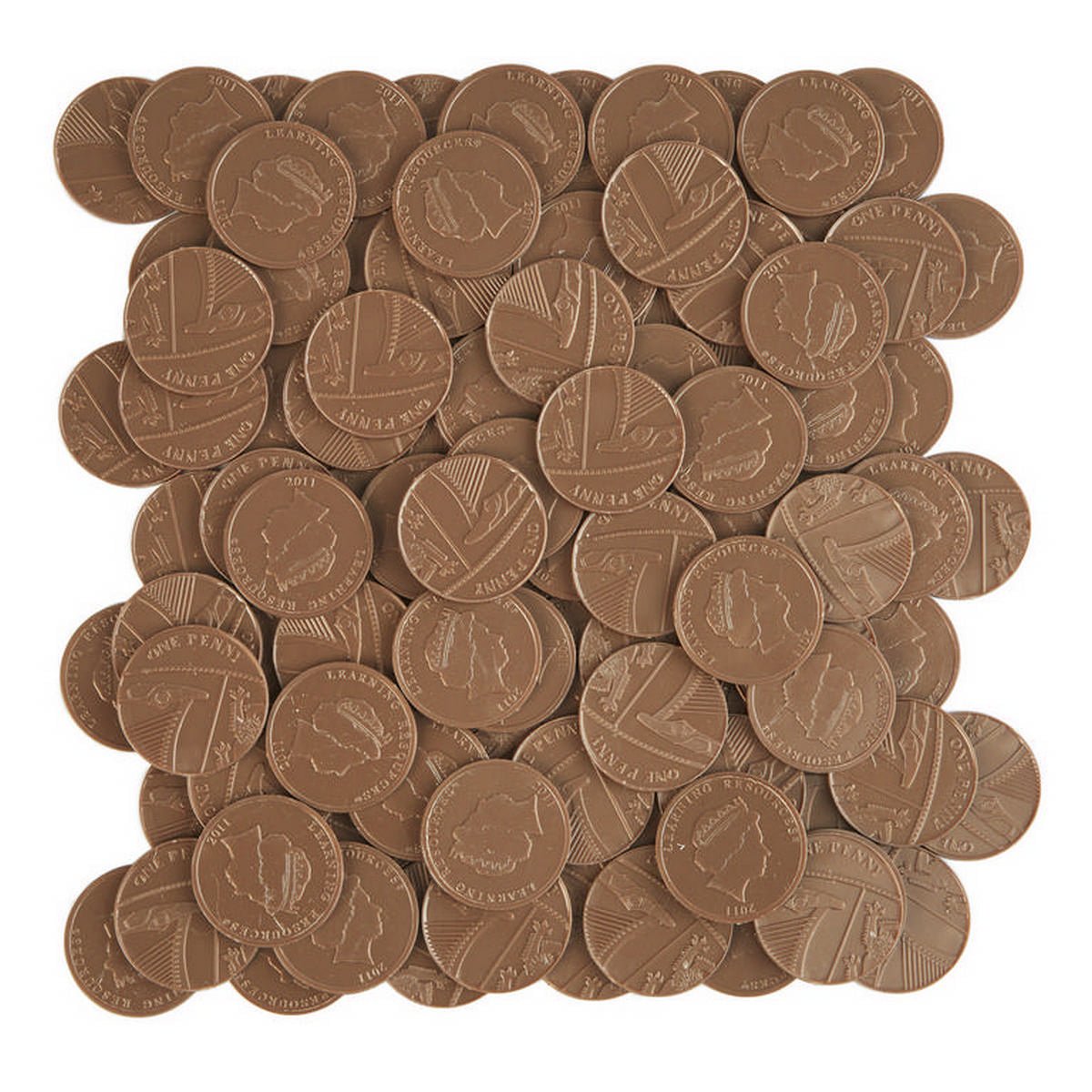 **Learning Resources 1p Coin - Pack of 100 - ABC School Supplies