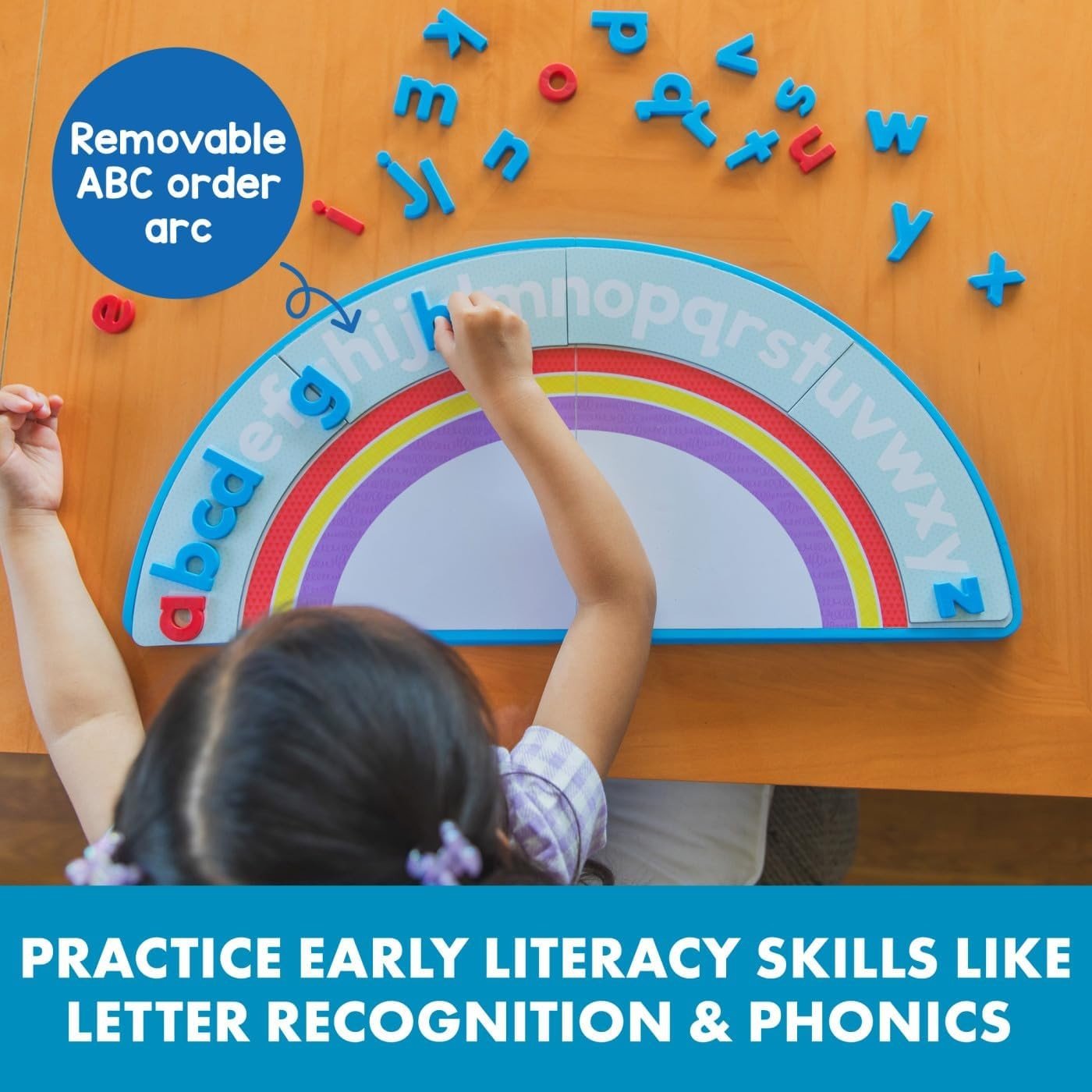Learning Resources ABC Arc Mat: AlphaMagnets Set - ABC School Supplies