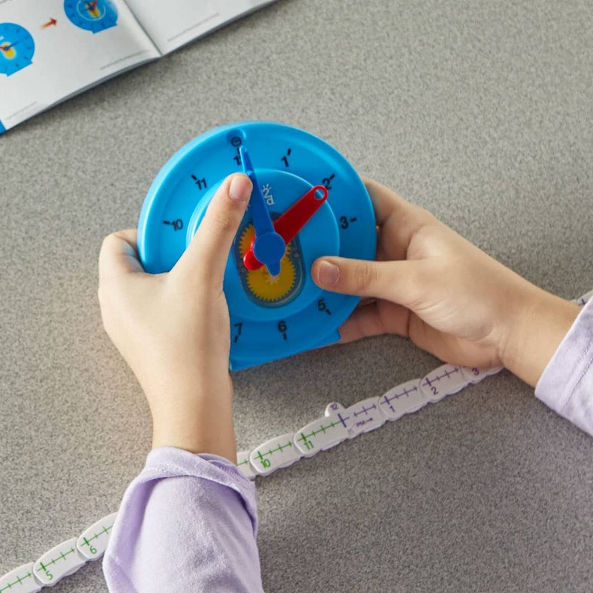 Learning Resources Advanced Numberline Clock™ - ABC School Supplies