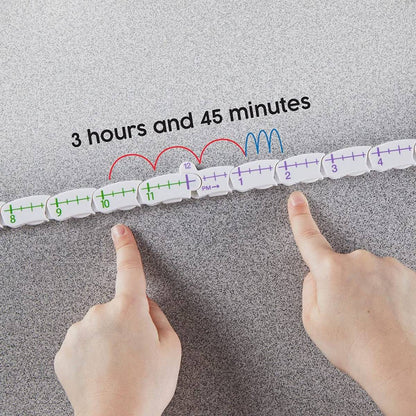 Learning Resources Advanced Numberline Clock™ - ABC School Supplies