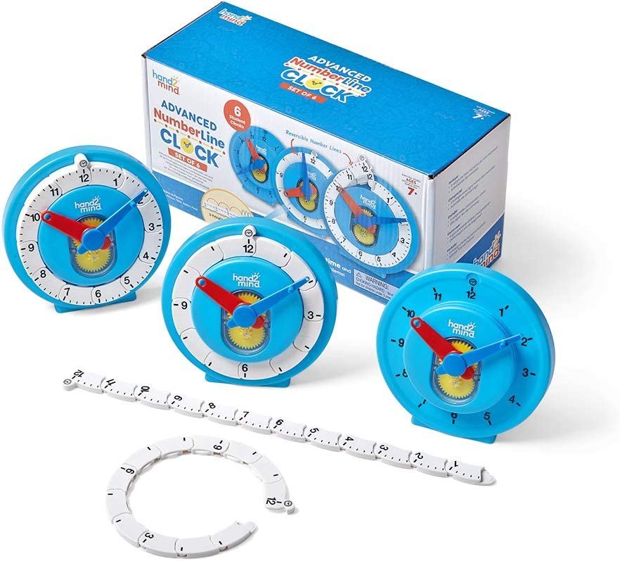 Learning Resources Advanced Numberline Clock™ (Set Of 6) - ABC School Supplies