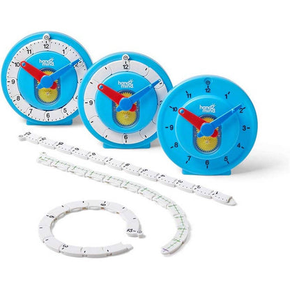 Learning Resources Advanced Numberline Clock™ (Set Of 6) - ABC School Supplies