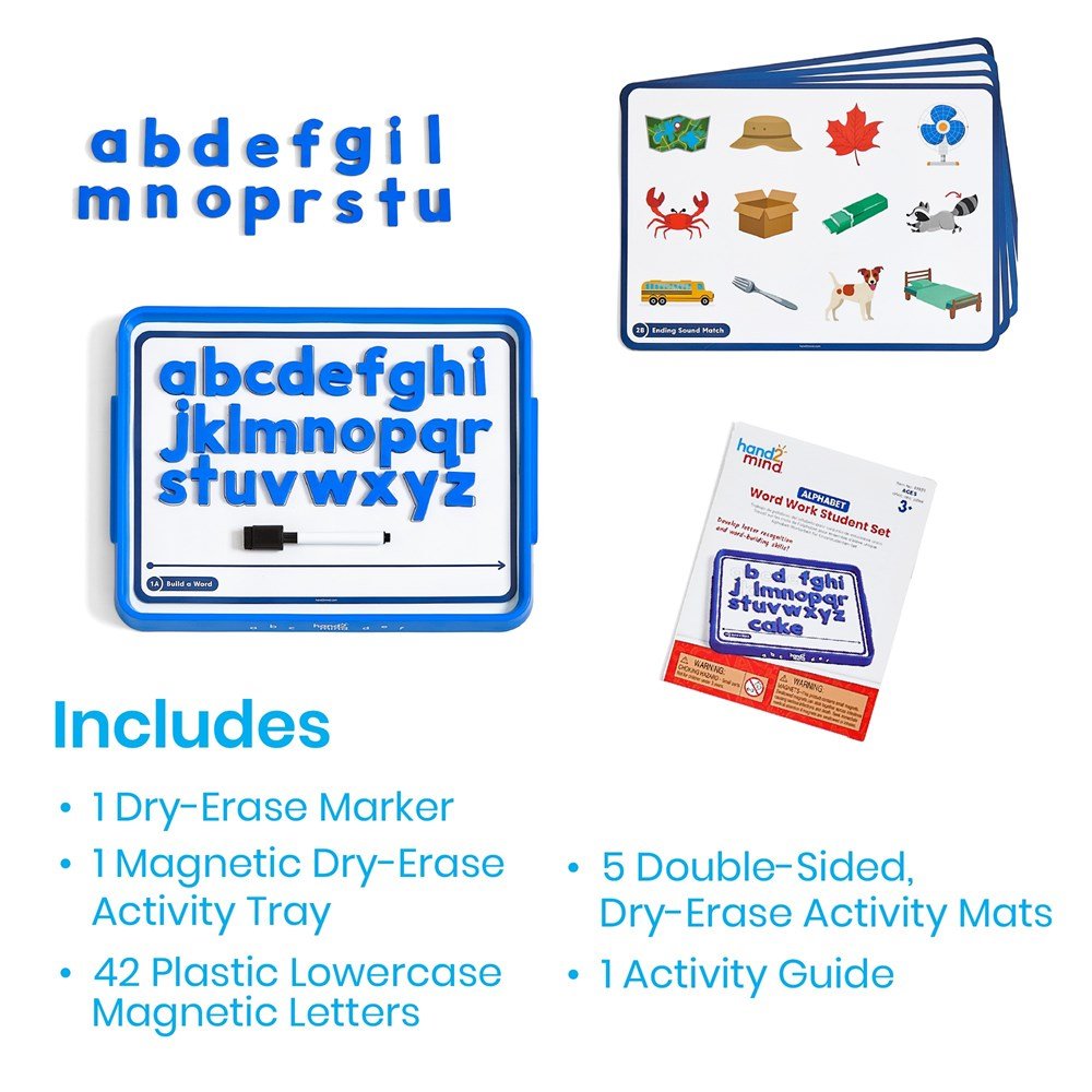 Learning Resources Alphabet Word Work Student Set - ABC School Supplies