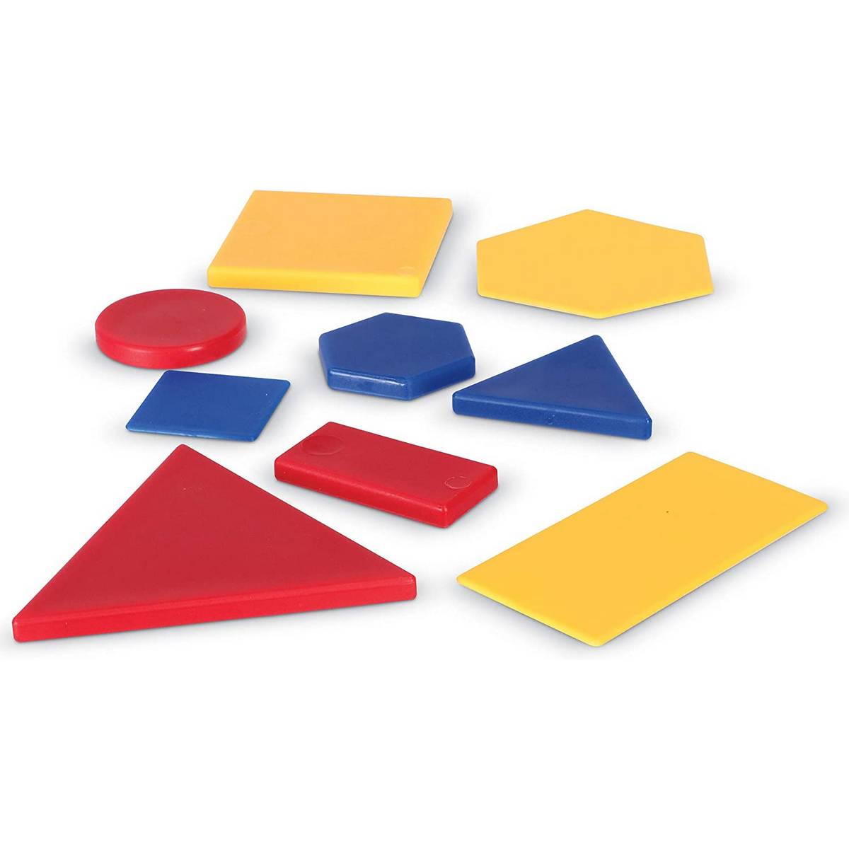Learning Resources Attribute Blocks 2D Shapes Desk Set - ABC School Supplies