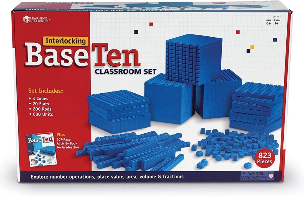 Learning Resources Base Ten Interlocking Classroom Set - ABC School Supplies