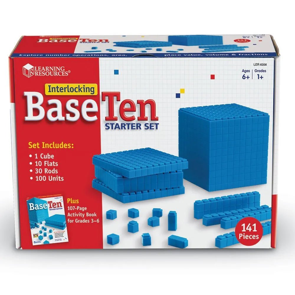 Learning Resources Base Ten Interlocking Starter Set - ABC School Supplies