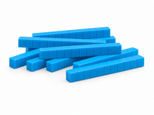 Learning Resources Base Ten Rods Plastic (Set Of 50) - ABC School Supplies