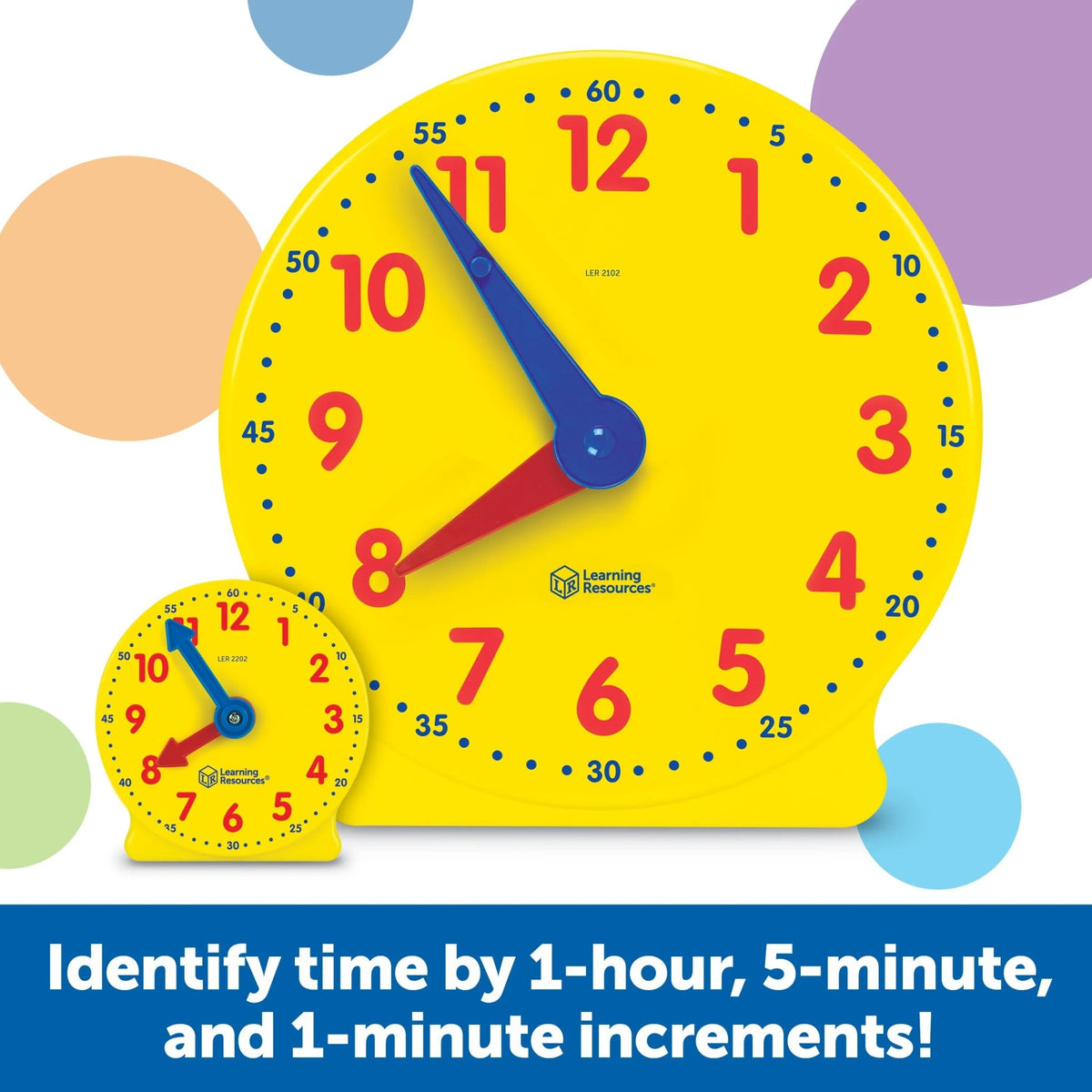 Learning Resources Big Time® Classroom Clock Kit - ABC School Supplies