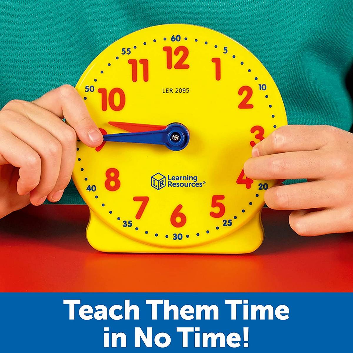 Learning Resources Big Time® Learning Clocks® Student Clock - ABC School Supplies