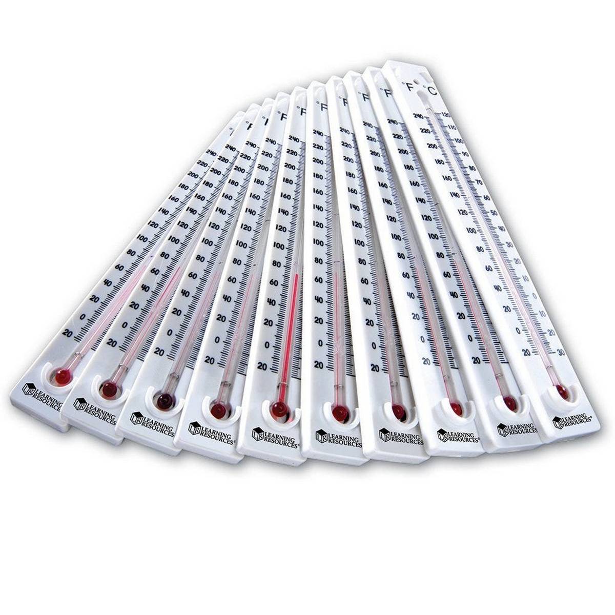 Learning Resources Boiling Point Thermometers (Set of 10) - ABC School Supplies