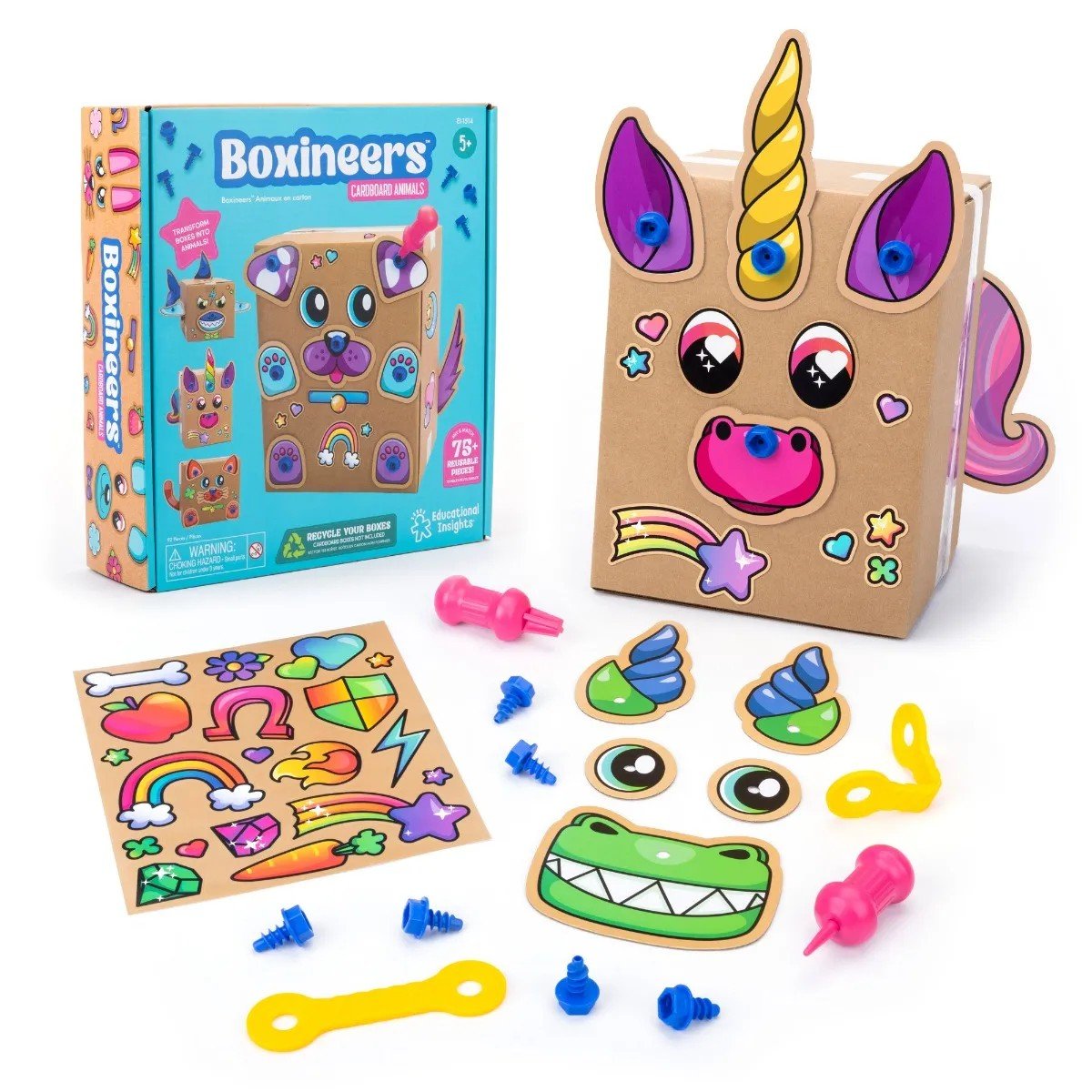 Learning Resources Boxineers Cardboard Animals - ABC School Supplies