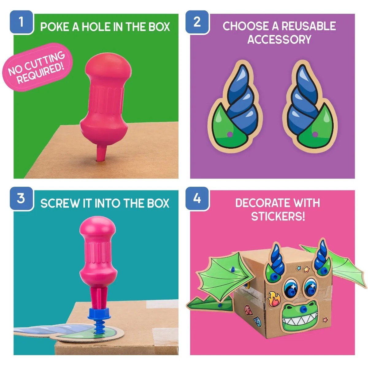 Learning Resources Boxineers Cardboard Animals - ABC School Supplies