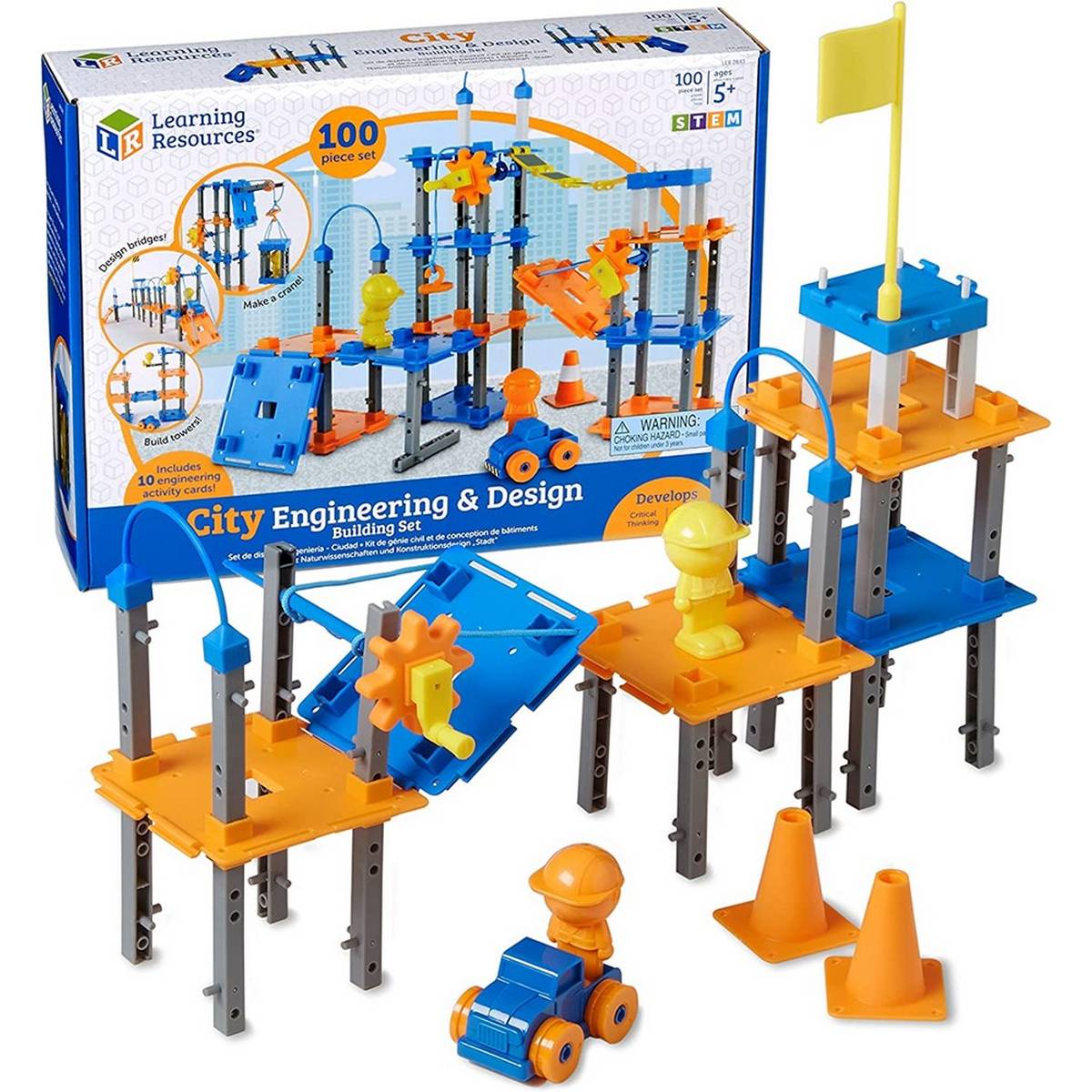 Learning Resources City Engineering & Design Building Set - ABC School Supplies