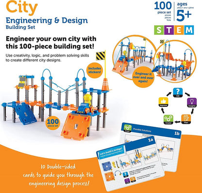 Learning Resources City Engineering & Design Building Set - ABC School Supplies
