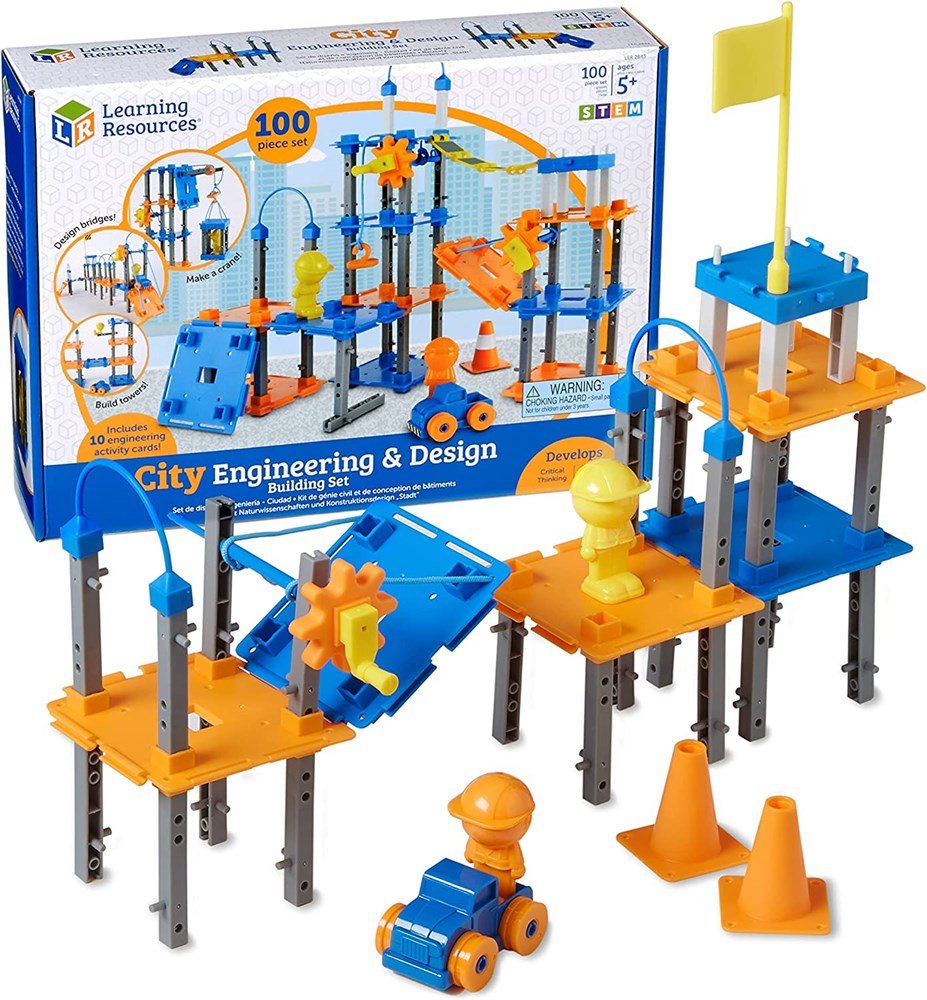 Learning Resources City Engineering & Design Building Set - ABC School Supplies
