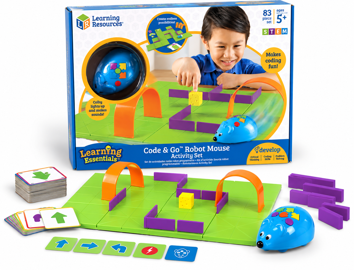 Learning Resources Code & Go® Robot Mouse Activity Set - ABC School Supplies