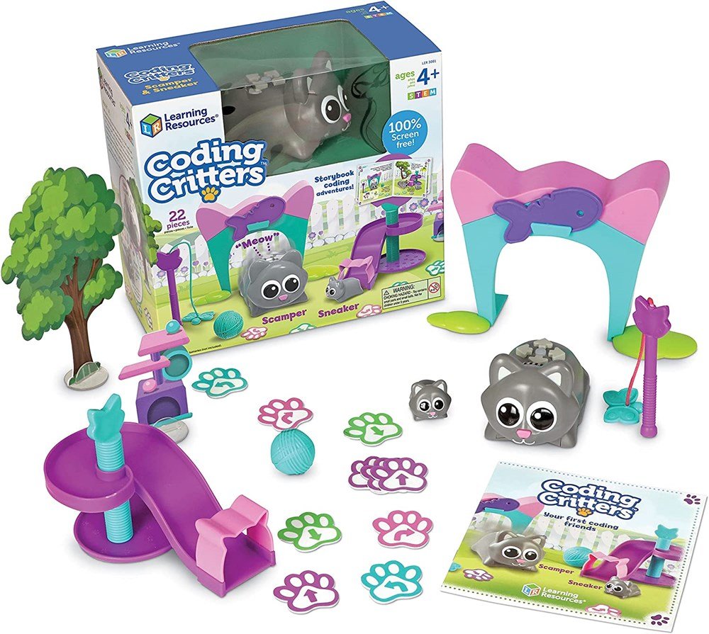 Learning Resources Coding Critters® Scamper & Sneaker - ABC School Supplies
