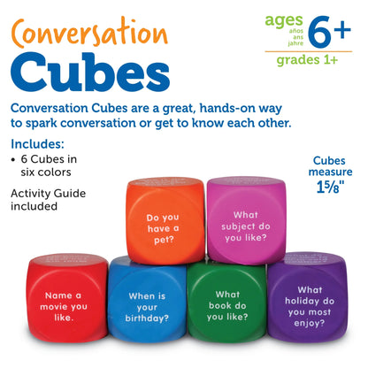 Learning Resources Conversation Cubes - ABC School Supplies