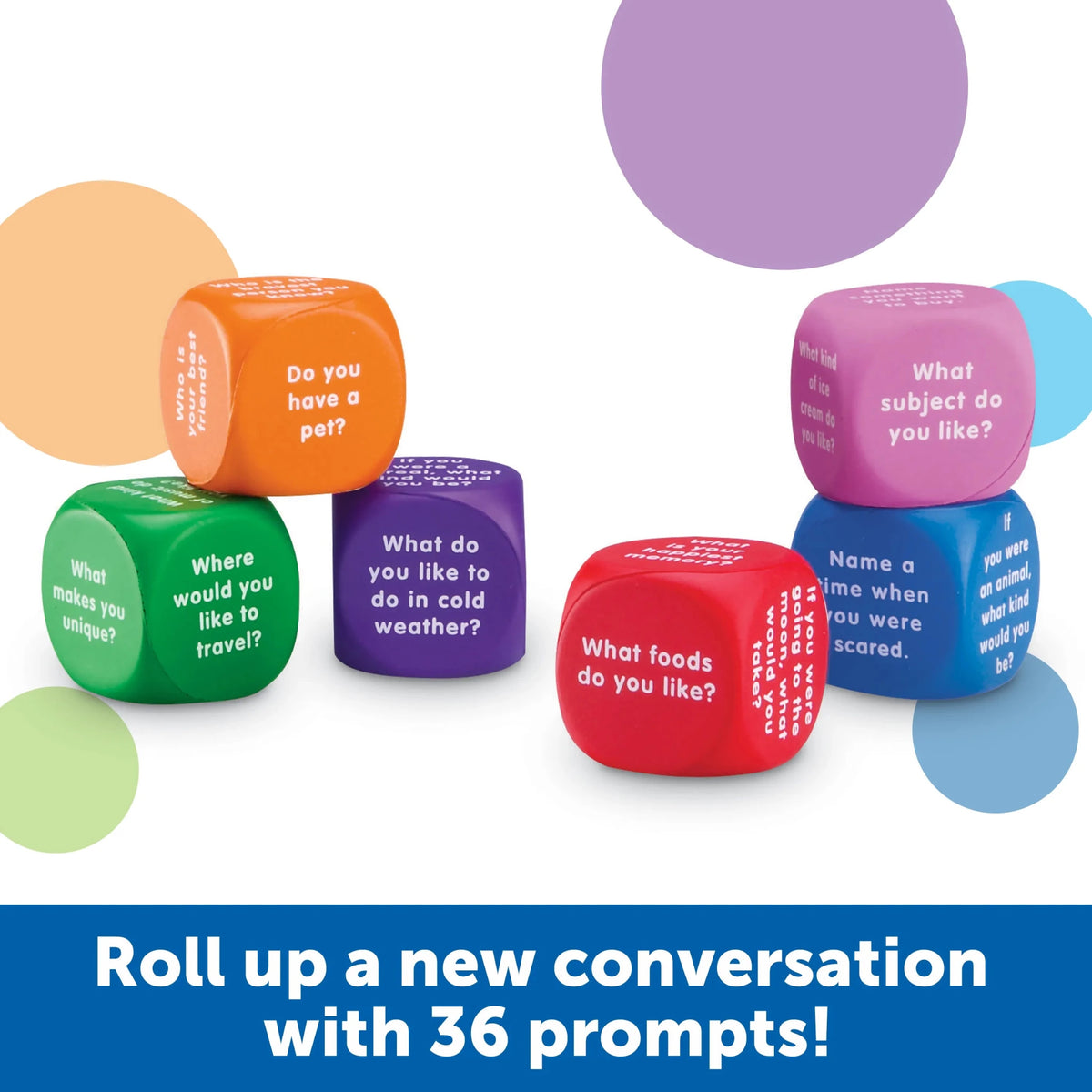Learning Resources Conversation Cubes - ABC School Supplies