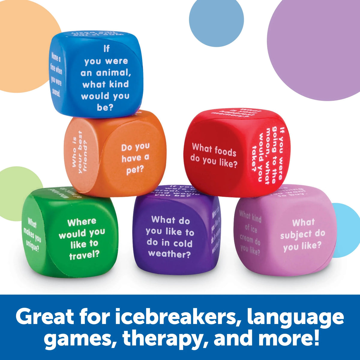 Learning Resources Conversation Cubes - ABC School Supplies