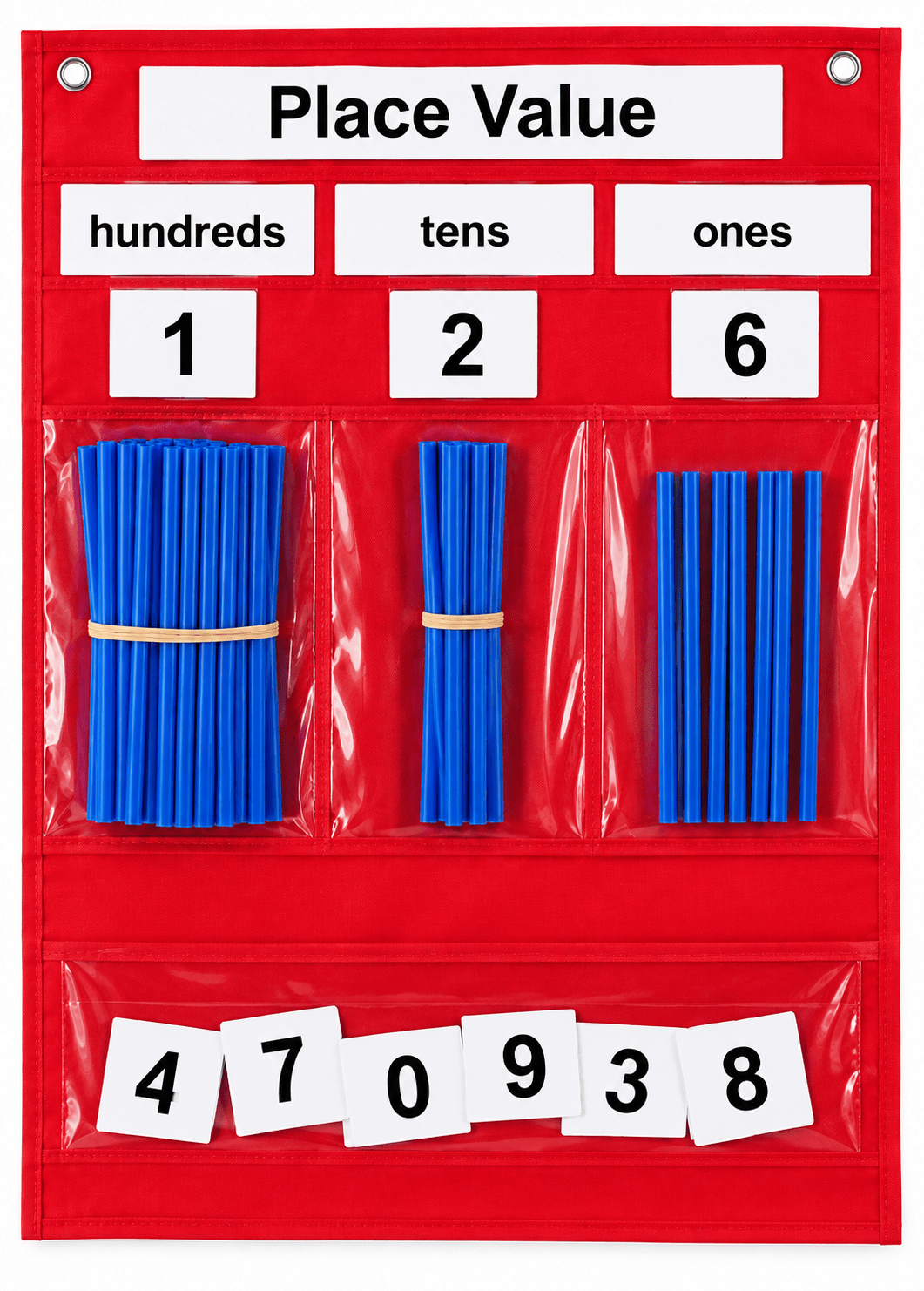 Learning Resources Counting & Place Value Pocket Chart - ABC School Supplies