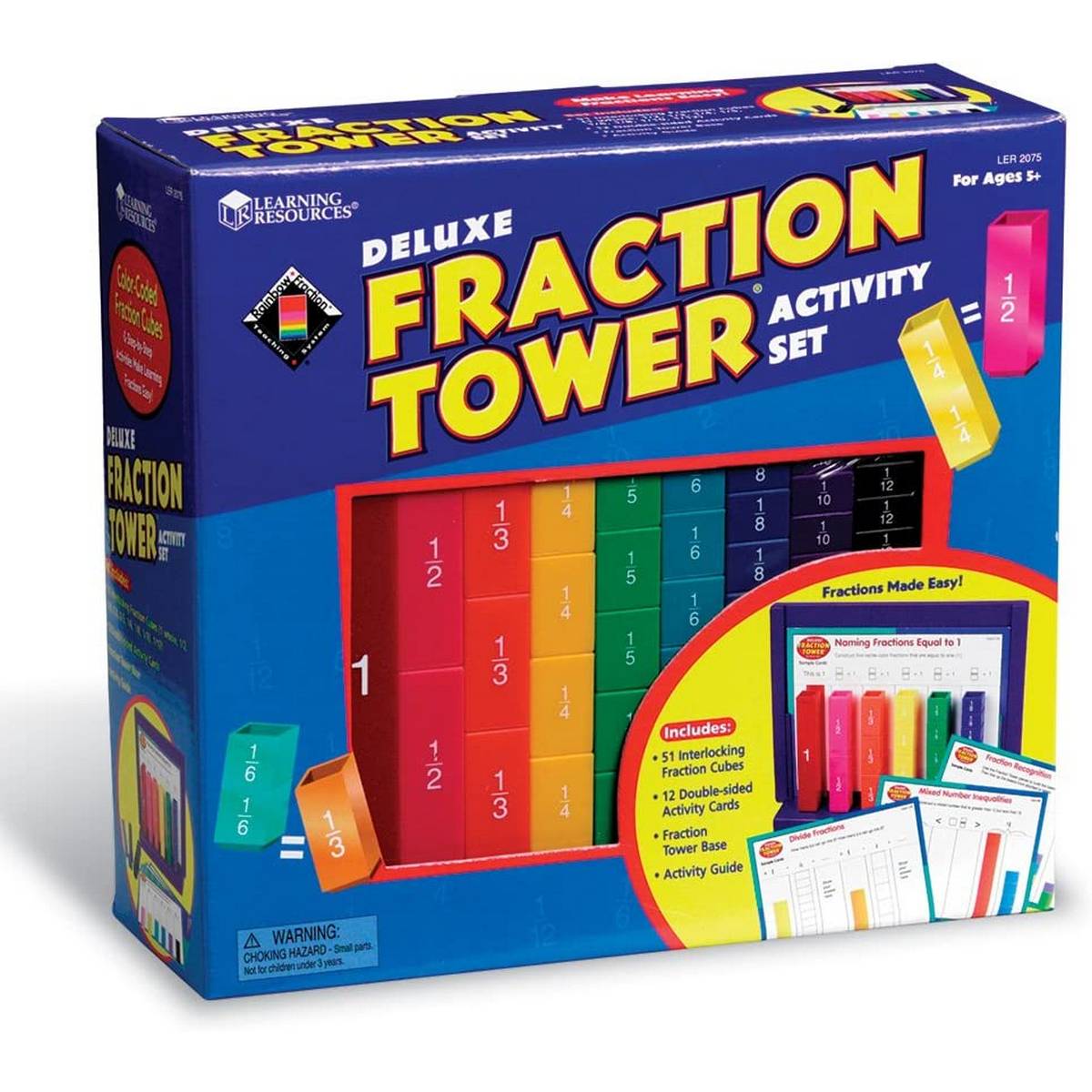 **Learning Resources Deluxe Fraction Tower Activity Set - ABC School Supplies