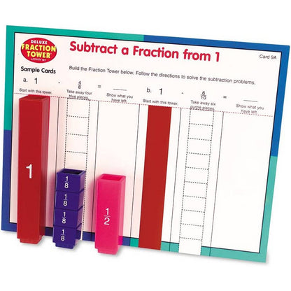 **Learning Resources Deluxe Fraction Tower Activity Set - ABC School Supplies