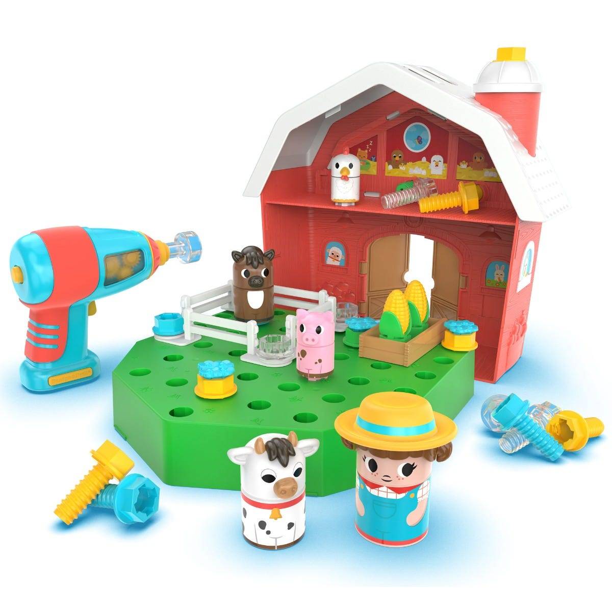 Learning Resources Design & Drill® Bolt Buddies® Barn - ABC School Supplies