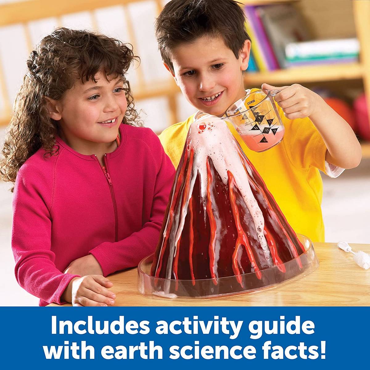 Learning Resources Erupting Crosssection Volcano Model - ABC School Supplies