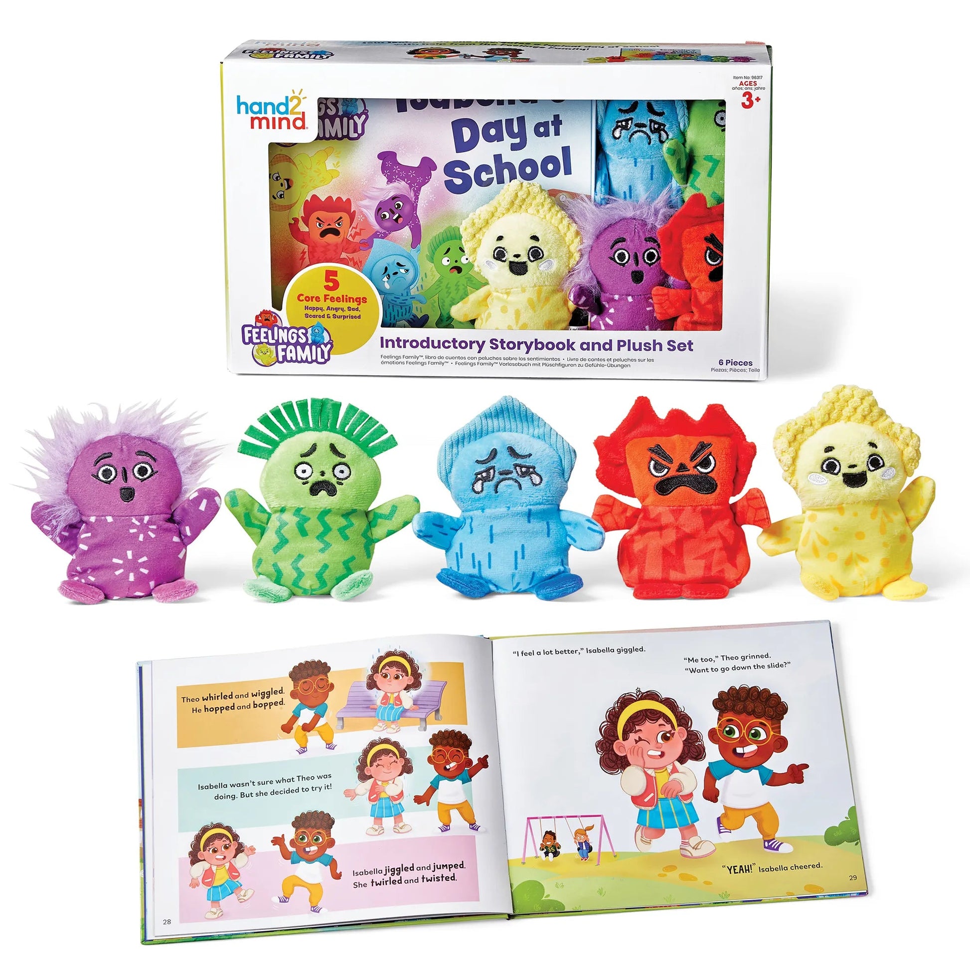 Learning Resources Feelings Family™ Introductory Storybook and Plush Set - ABC School Supplies