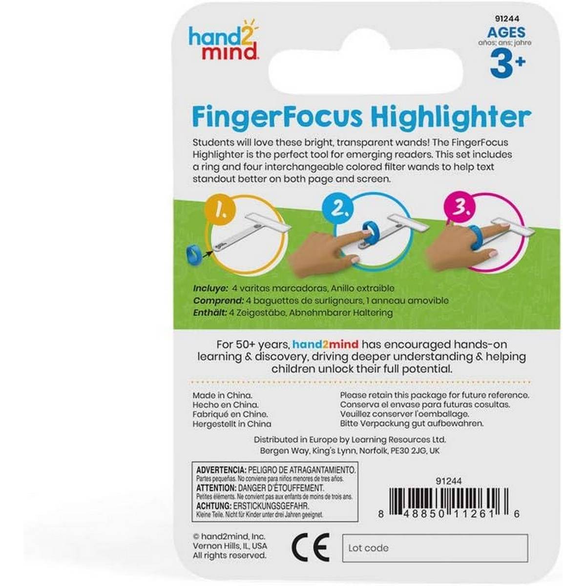 Learning Resources Fingerfocus® Highlighter - ABC School Supplies