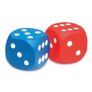 Learning Resources Foam Dot Dice (Set Of 2) - ABC School Supplies