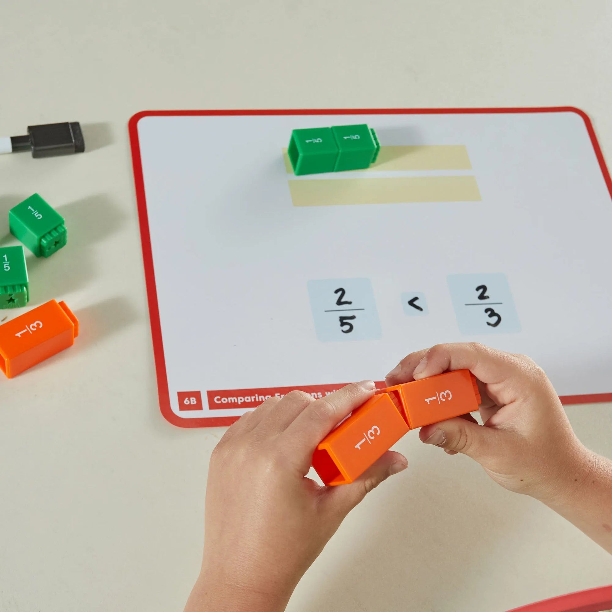Learning Resources Fraction Tower Cubes Activity Set - ABC School Supplies