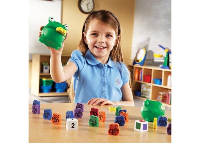 Learning Resources Froggy Feeding Fun™ Fine Motor Skills Game - ABC School Supplies
